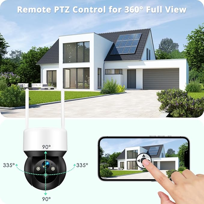 YOTON 4G LTE Cellular Solar Security Camera Wireless Outdoor, No WiFi Needed - Image 4