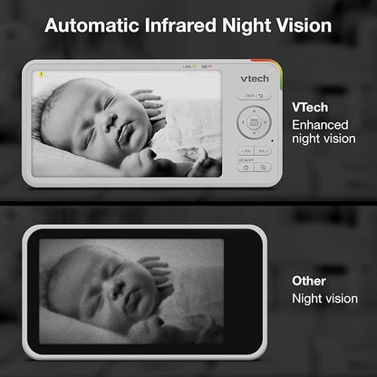 VTech 5.5" IPS Screen 720P Video Baby Monitor - Image 11