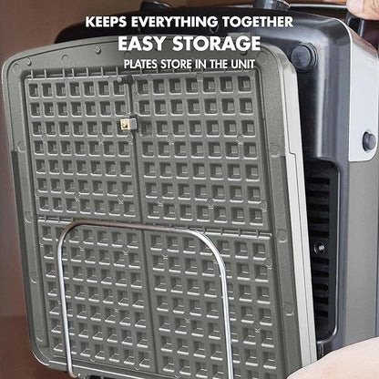 GreenPan Elite 4-Square Belgian & Classic Waffle Maker, Healthy Ceramic - Image 8