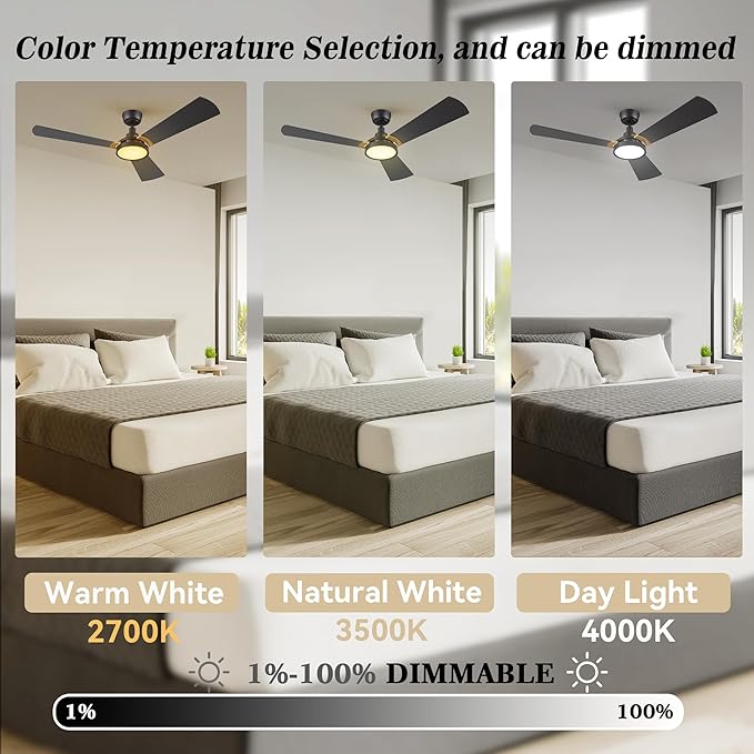 SMAAIR 52 Inch Smart Wifi Ceiling Fans - Image 4