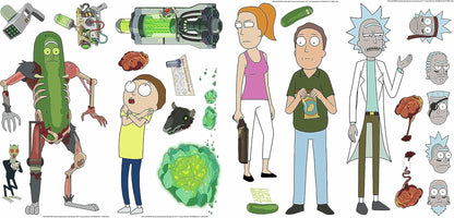 RoomMates RMK4704SCS Rick and Morty Peel and Stick Wall Decals