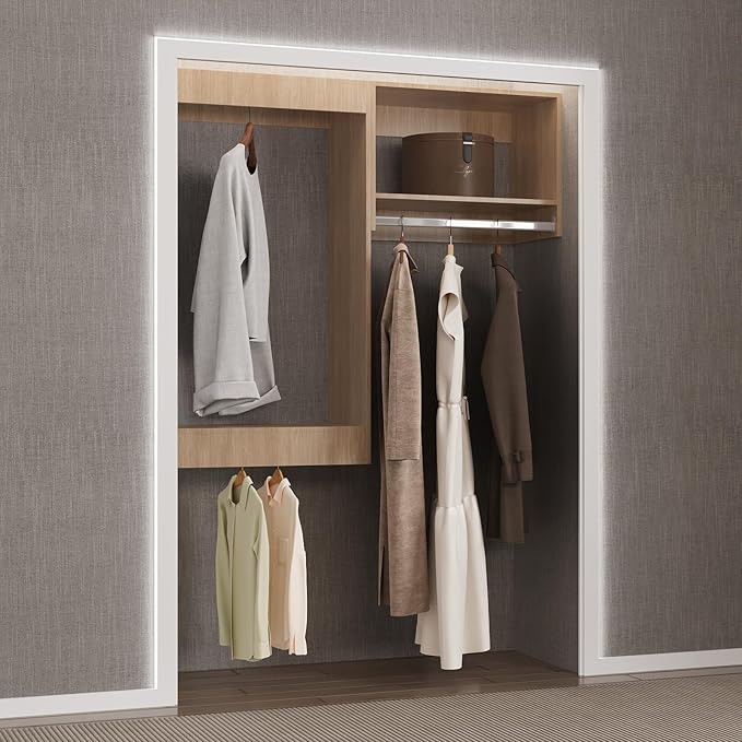 Modular Closet System, Wood Tower Storage - Image 5