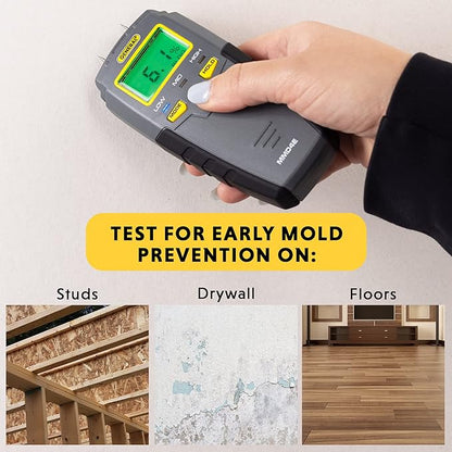 General Tools MMD4E Digital Moisture Meter, Water Leak Detector, Moisture Tester - Image 2