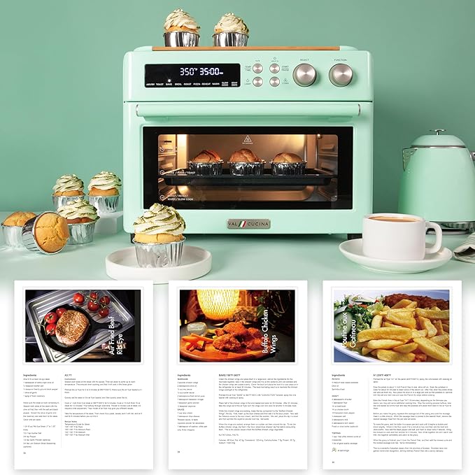 VAL CUCINA Retro Style Infrared Heating Air Fryer Toaster Oven, Extra Large - Image 7