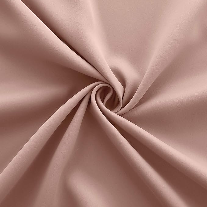 Blush Pink Curtains 63 Inch Length - Image 5