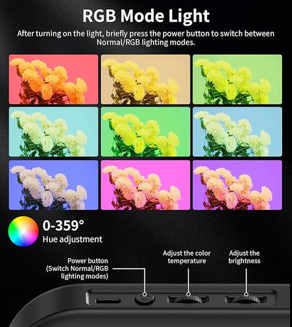 Magnetic 6000mAh RGB Selfie Ring Light - Image 6