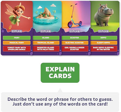 Epic Charades Game for Kids Ages 6+ – 200 Act Out & Explain Cards - Image 6