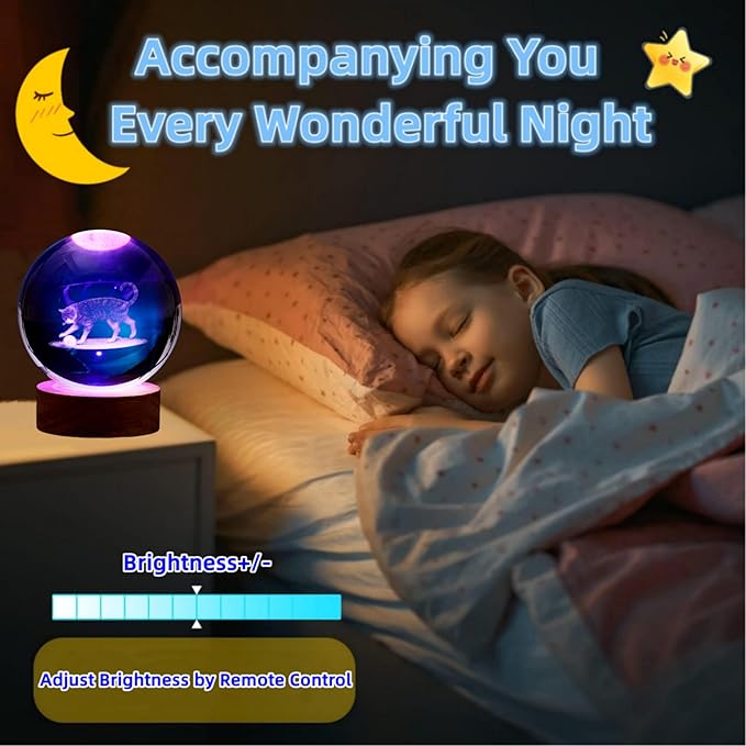 3D LED Cat Night Light, 16 Color Changing Lamp - Image 3