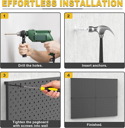 Ultrawall Metal Pegboard Panels, Pegboard Wall Organizer, Garage Tool Storage - Image 7