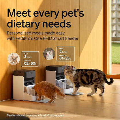 PETLIBRO Automatic Cat Feeders for 2 Cats, RFID Collar Tag for Exclusive Meals - Image 2