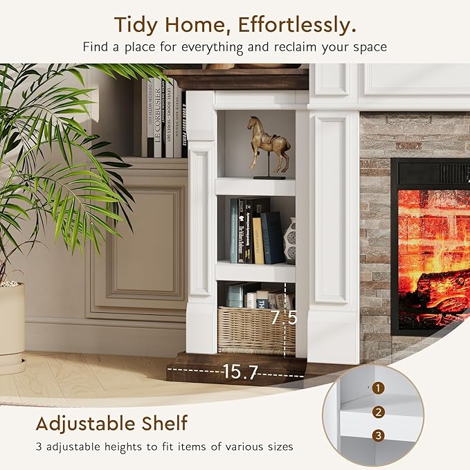 LGHM 72" Electric Fireplace - Image 4
