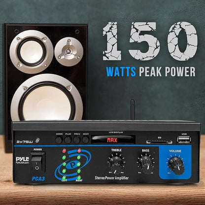 Pyle Bluetooth Home Audio Power Amplifier System - Image 5