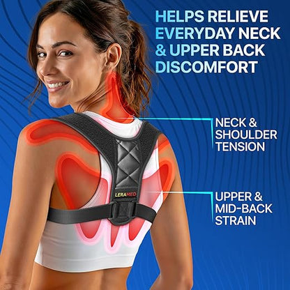 NEW 2026 Posture Corrector for Men & Women – Adjustable Figure-8 Back Brace for - Image 3