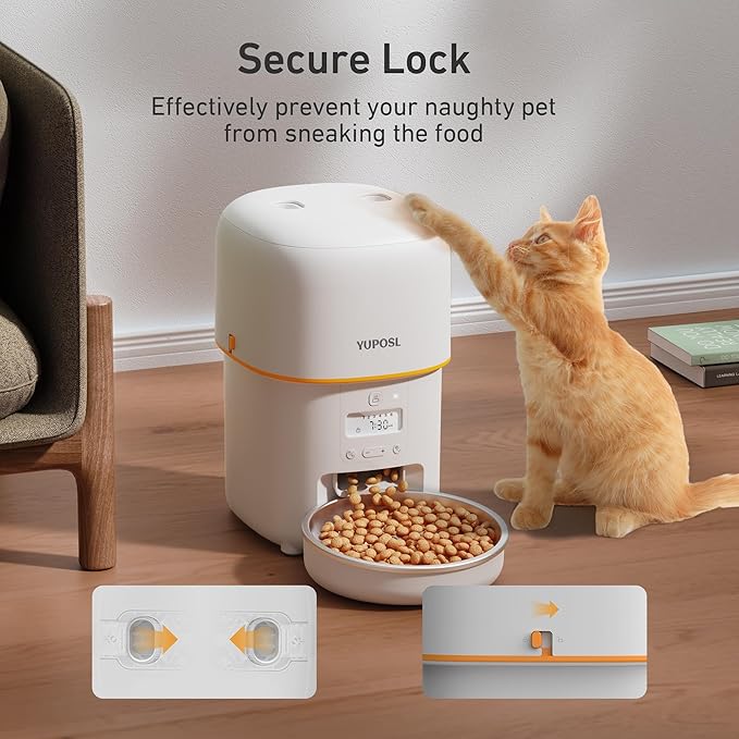 Automatic Cat Feeders - 2L Cat Food Dispenser Easy to Use - Image 5
