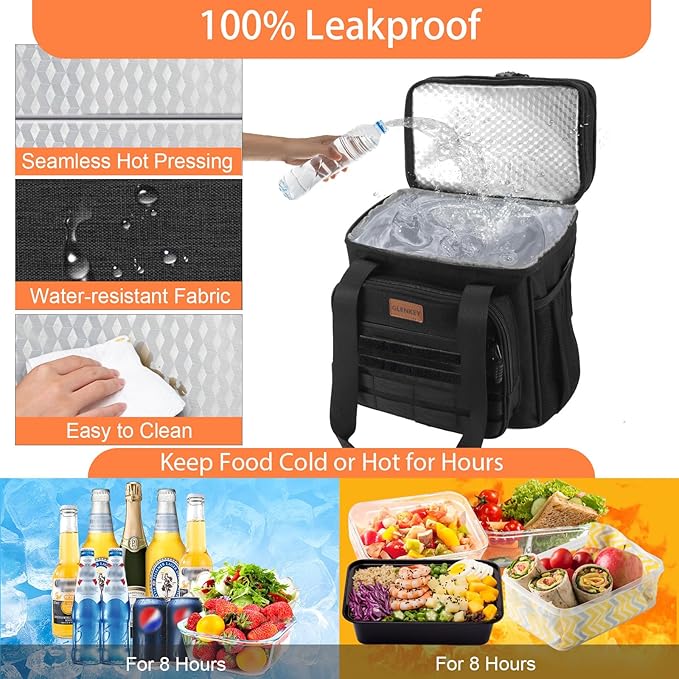 Tactical Insulated Lunch Bag Lunch Box - Image 6