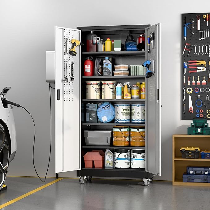 71" H×34" W×18" D Garage Storage Cabinet - Image 2