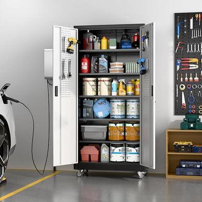 71" H×34" W×18" D Garage Storage Cabinet - Image 2