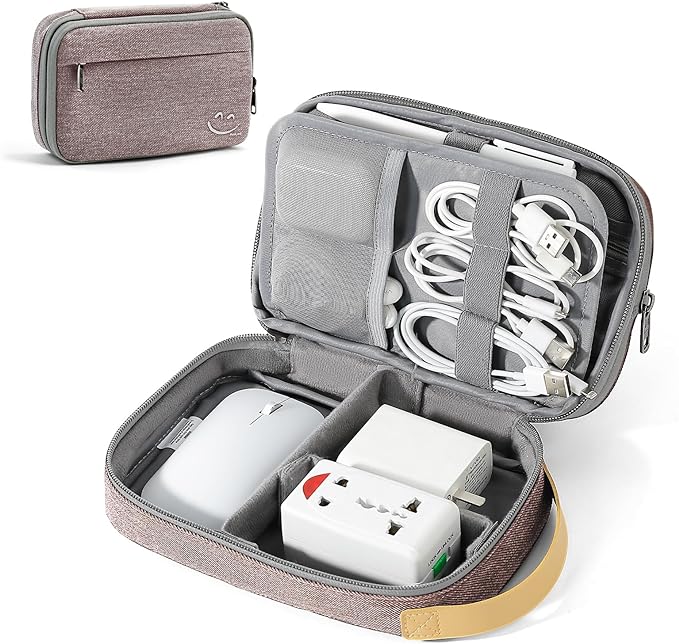 Travelkin Travel Electronic Cord Organizer Travel Case, Travel Cable Organizer by MoreThanTravel