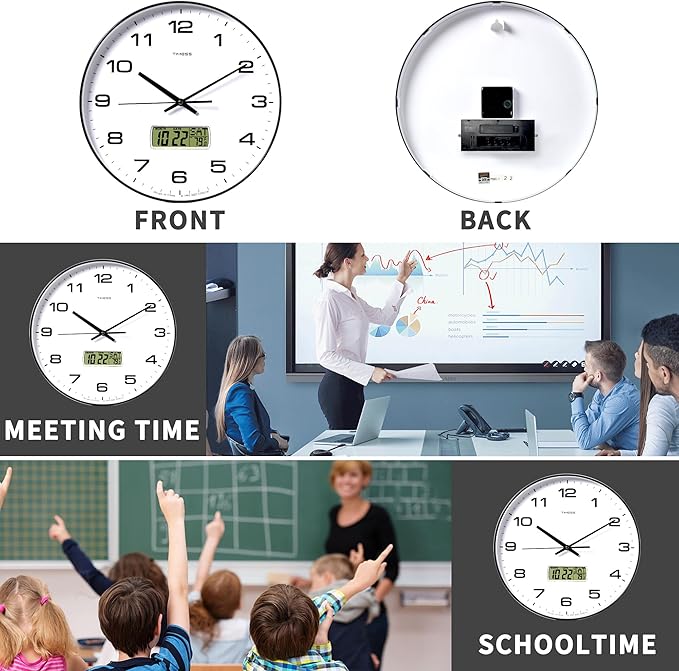 TIMESS Wall Clock, Ideal Modern Home, Office Decor - Image 8