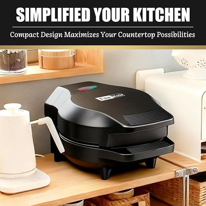 Mini Stuffed Pancakes Maker, Electric Ebleskiver Poffertjes Maker Pan, Danish - Image 4