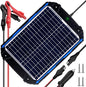 SUNER POWER 18W 12V Solar Battery Trickle Charger & Maintainer PRO, Built-in by SUNERPOWER