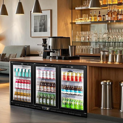 Tylza Back Bar Cooler With 3 Glass Doors, 312L Under Counter Back Bar - Image 8