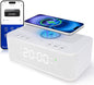 Dual Alarm Clock Radio Bedroom, Digital Alarm Clocks Bedrooms Bluetooth by FansbeDirect