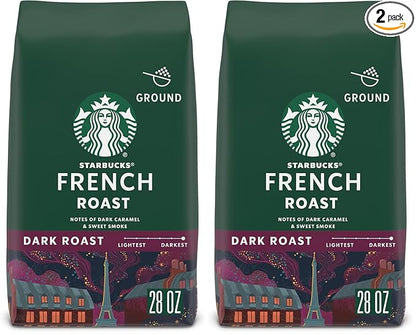 Starbucks Ground Coffee, Dark Roast Coffee, French Roast, 100% Arabica by StarbucksCoffee