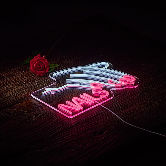 Nails Salon Neon Sign Dimmable Neon Light - Image 6