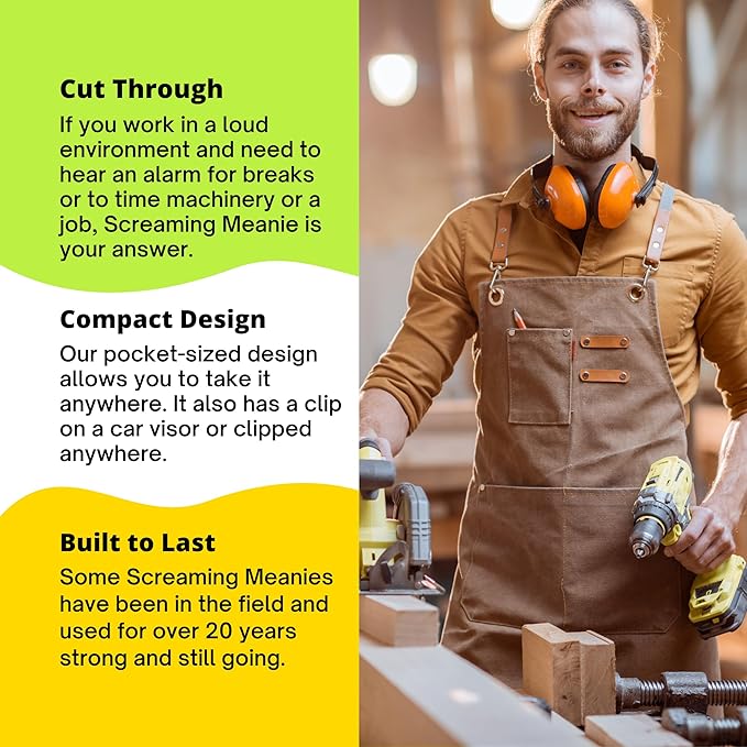 Screaming Meanie TZ-120 Extremely Loud Alarm Timer, or Travelers - Image 4