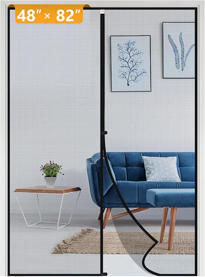 yotache Door Net Screen with Magnet Fits Door Size 48 x 82, Screen Size 50" x by yotache