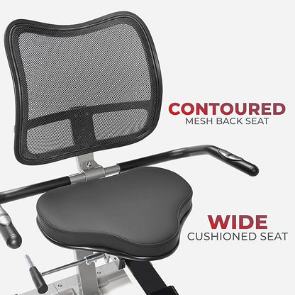 Sunny Health & Fitness Elite Recumbent Cross Trainer & Elliptical Machine - Image 5
