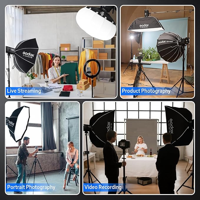 Godox Litemons LE200Bi 220W Bi-Color LED Video Light, 57700Lux@1M - Image 7