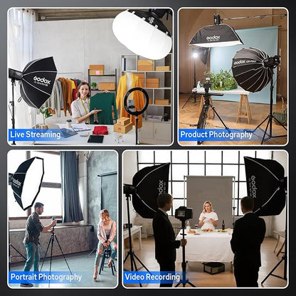 Godox Litemons LE200Bi 220W Bi-Color LED Video Light, 57700Lux@1M - Image 7