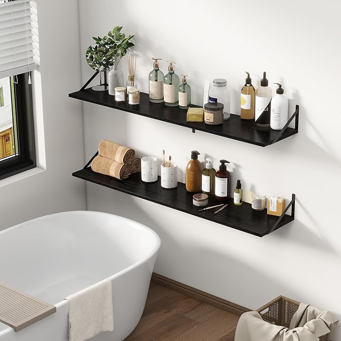 Fun Memories Deep Floating Shelves, 55W x 12D Floating Shelves - Image 4