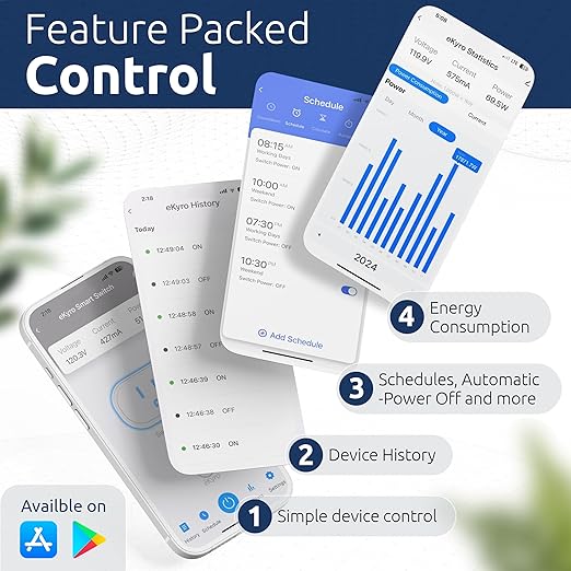 eKyro Smart Plug Energy Monitor | Compatible - Image 3