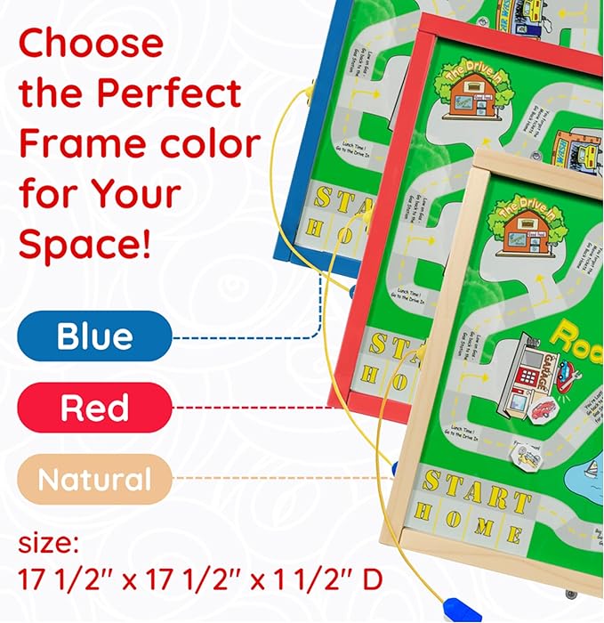 Magnetic Toddler Activity Wall Panel Toy – Interactive Wall Busy Board – - Image 5