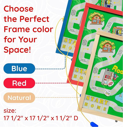 Magnetic Toddler Activity Wall Panel Toy – Interactive Wall Busy Board – - Image 5