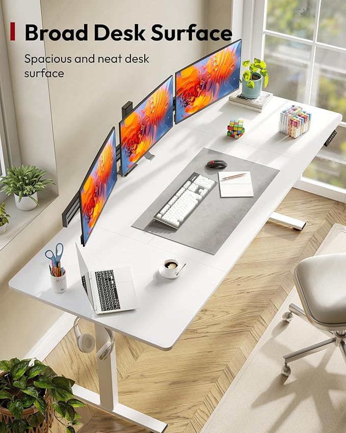 SANODESK Electric Standing Desk 79 x 32 Inches Height Adjustable Stand Up - Image 5