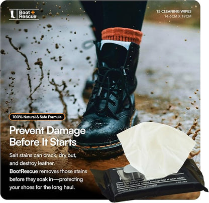 Boot Rescue cleaning wipes for leather and suede boots - Image 6