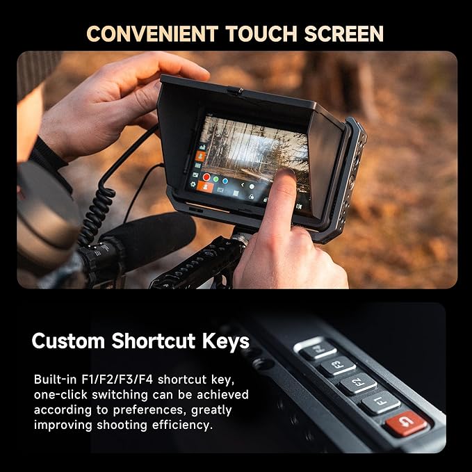 VILTROX DC-X2 Touchscreen Camera Field Monitor, 2000 Nits 6 inch On Camera - Image 5