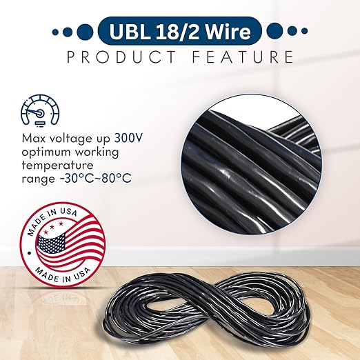 Ultra Bright Lightz 18 Gauge 2 Conductor Electrical Wire – 18/2 Cable is - Image 3