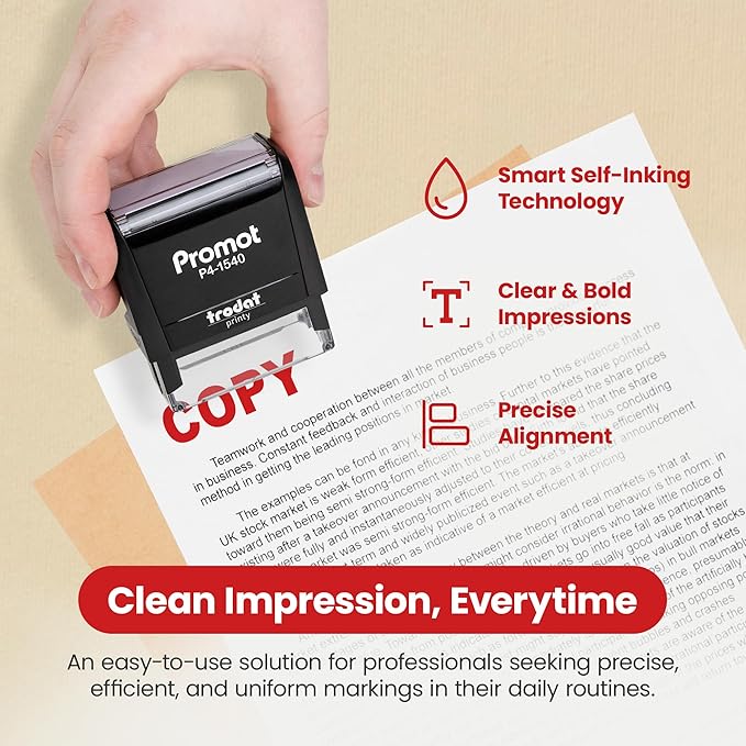 Promot Copy Self Inking Rubber Stamp - Image 3