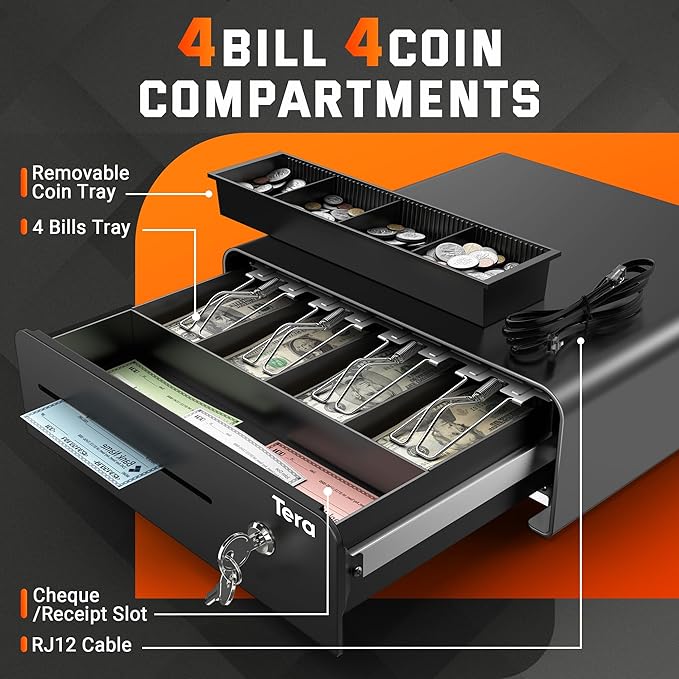 Tera Cash Register Drawer 13": for Point of Sale System - Image 4