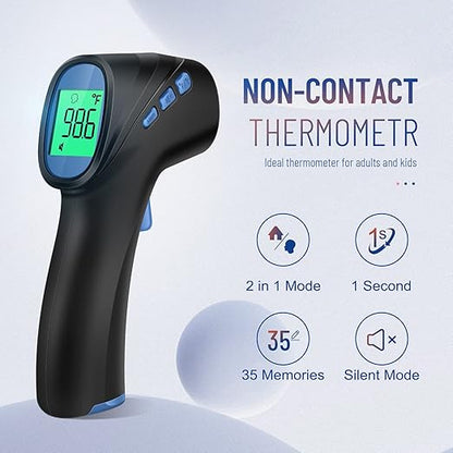 Forehead Thermometer for Adults and Kids, Digital Infrared Thermometer - Image 2