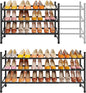 Tajsoon Expandable Shoe Rack for Closet 3 Tier, 28“-41“Adjustable & Stackable by Tajsoon