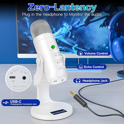 ZealSound Wireless Microphone, USB Mic - Image 5