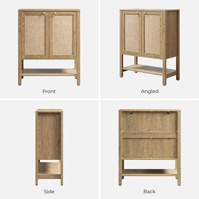 SICOTAS Rattan Shoe Cabinet - Image 9