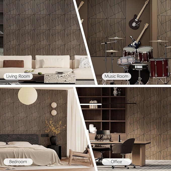 ARMURO 4 Packs Acoustic Wall Panels - Image 8