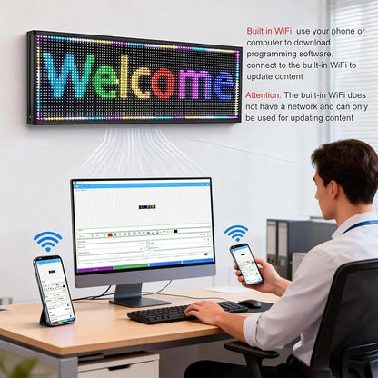Programmable Scrolling Led Sign Message Board Outdoor Digital Signs - Image 3